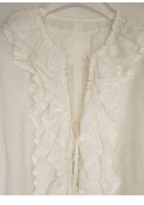 即納】アンヌーク anuke 2026Prefall トップス 2way Frill Blouse 2way