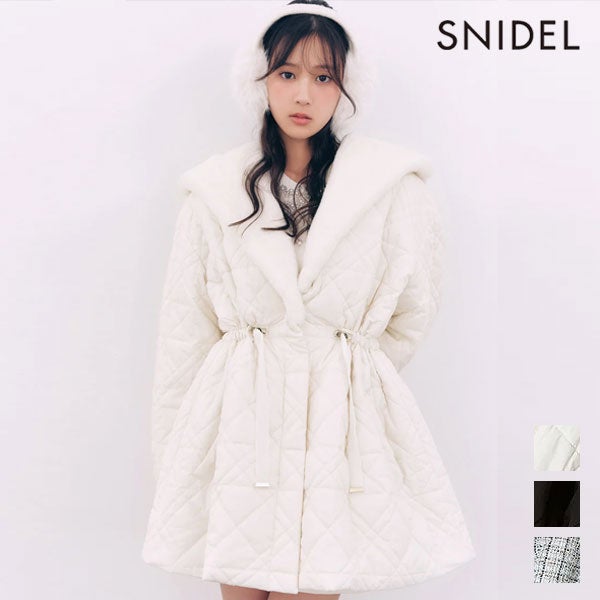 即納】 スナイデル SNIDEL アウター 26秋冬 【WARM】キルティング